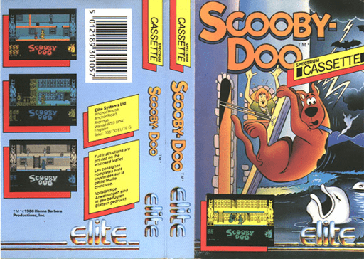 Scooby Doo box art for ZX Spectrum